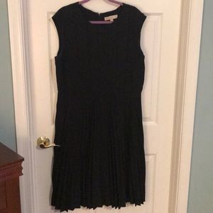 Black Pleated Dress
